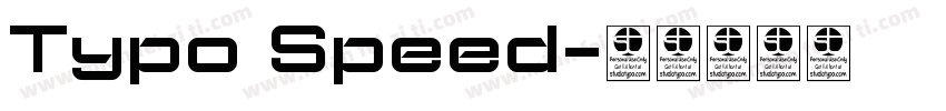 Typo Speed字体转换